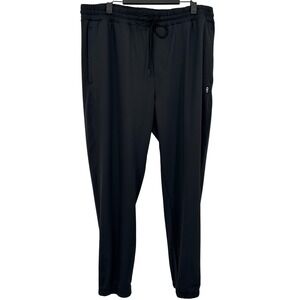 Rhone Mens Black Essentials Jogger Athletic Pants Drawstring Workout Running XL